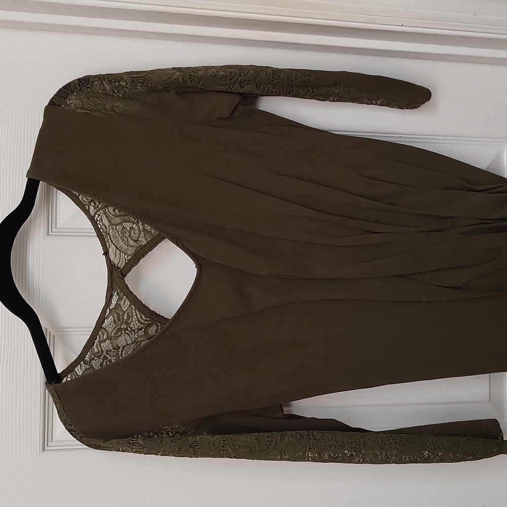 Green blouse